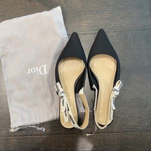 Christian Dior slingback flats